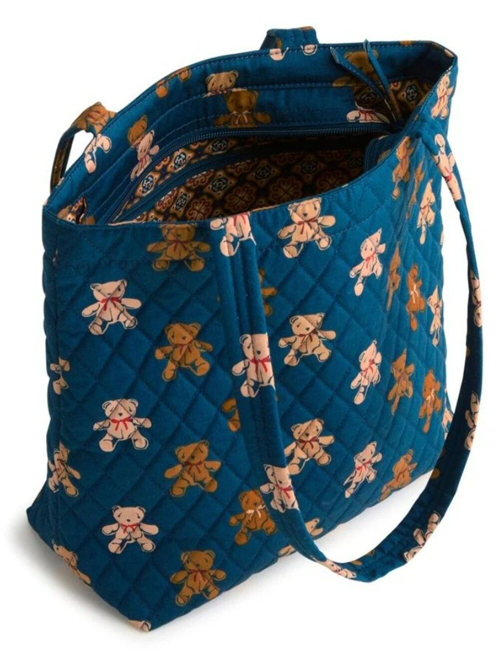 Vera Bradley Small Original Zip Tote in Bunch of Bears - Picture 2 of 11